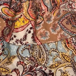 NWOT South moon under Anama paisley top